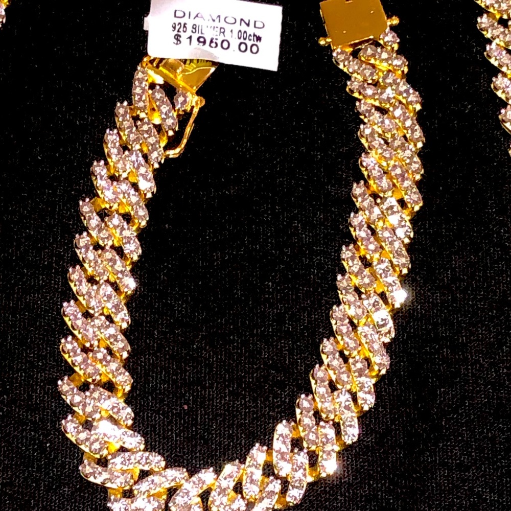 REAL DIAMOND men bracelet SALE 1ct NaturalDiamonds
